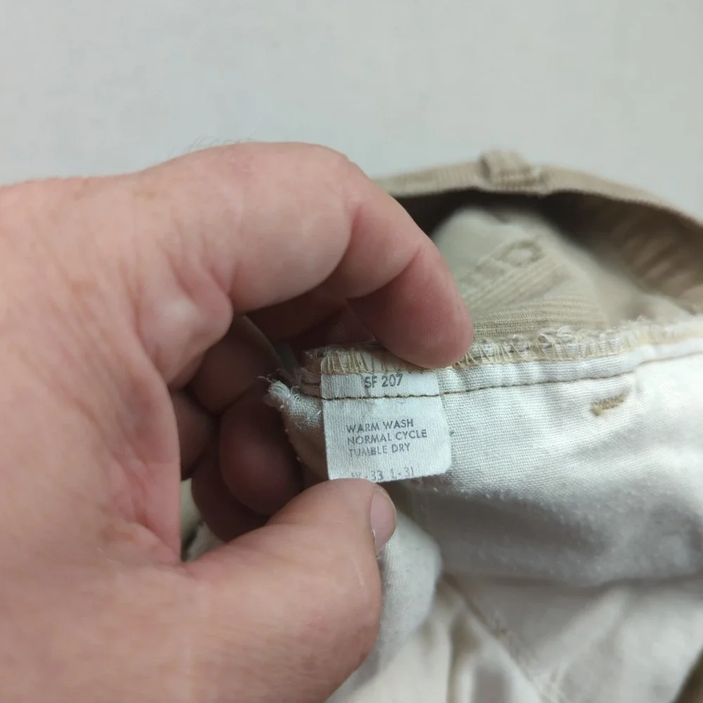 Vintage Levis 646 Corduroy Pants Men 32x30 Brown Flare Bell Bottom Talon 70s 80s